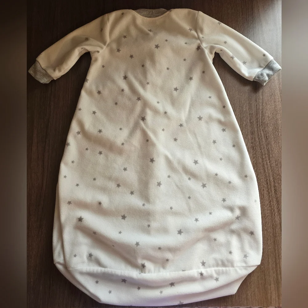 Carter's White and Gray Elephant Sleep Sack Winter Fall Size 3-6 Monthe NWOT